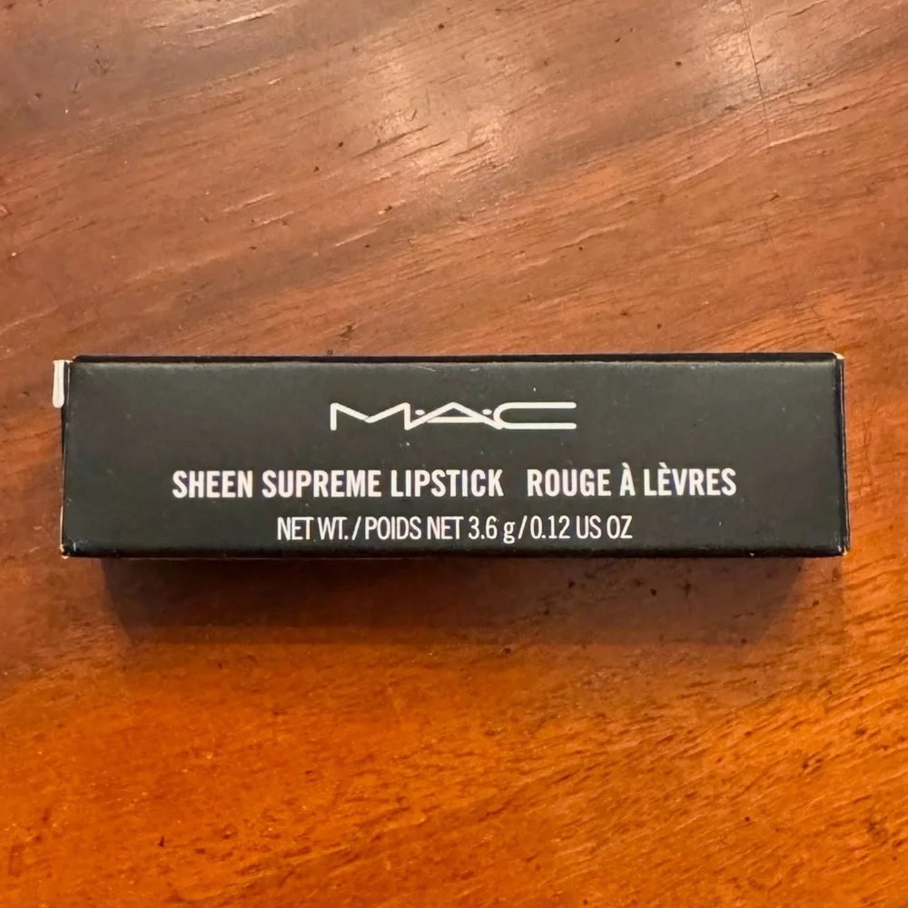 MAC Sheen Supreme Lightweight Pink Lipstick Zen Rose NEW IN BOX